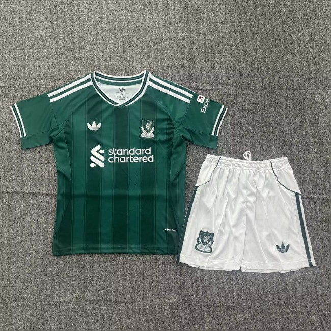 25/26 liverpool third kids kit