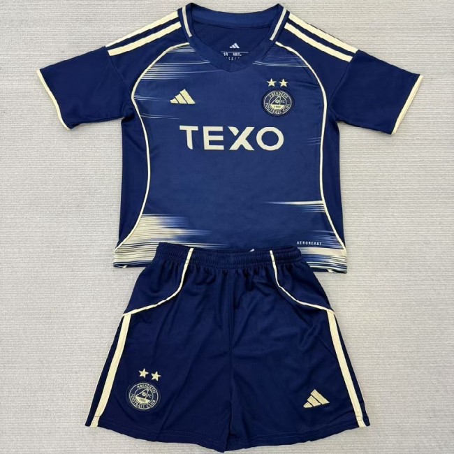 25/26 Aberdeen Away kids kit