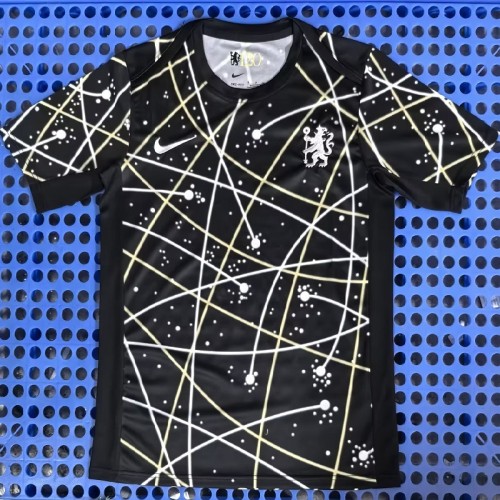 25/26 Chelsea black Training football Jersey