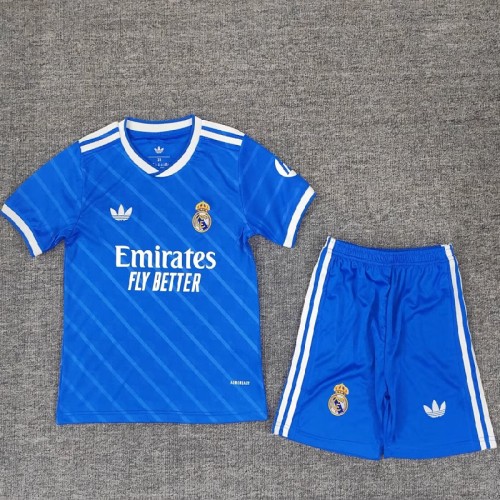 25/26 Real Madrid third kids kit