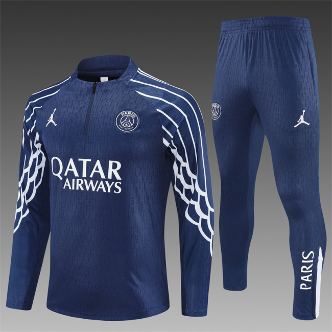 25/26 PSG Jordan kids training suit Royal Blue