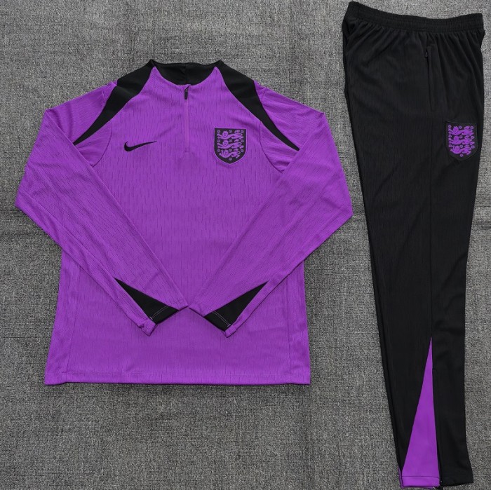 25/26 England kids training suit purple