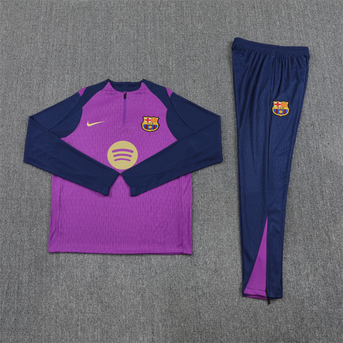 25/26 Barcelona kids training suit Purple