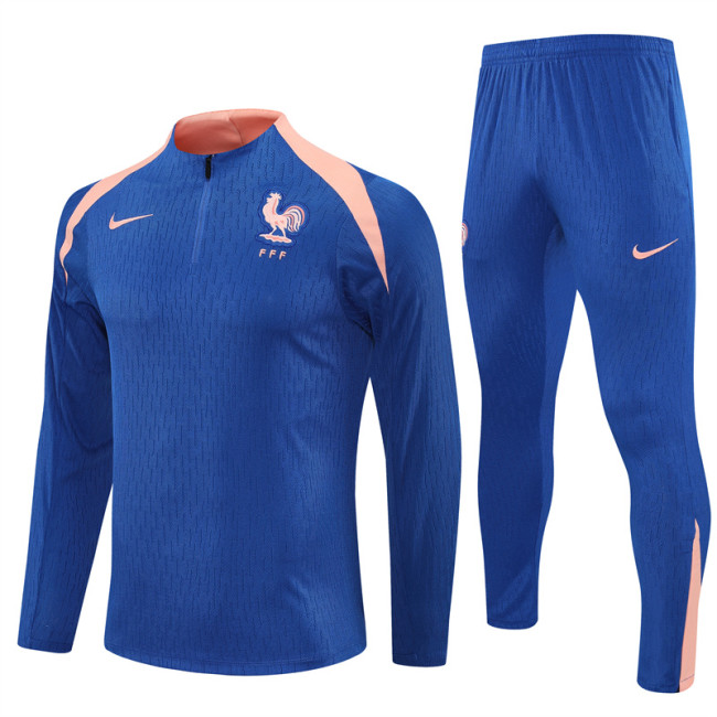25/26 France training Adult suit royal blue