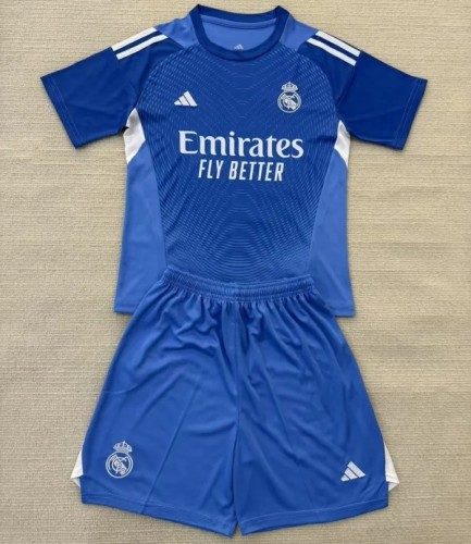 25/26 Real Madrid goalkeeper Adult Set blue