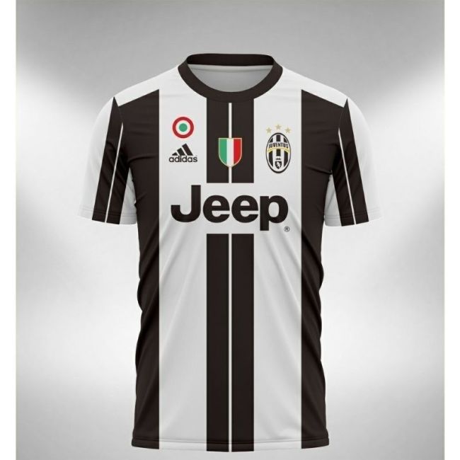Retro 16/17 Juventus home football Jersey