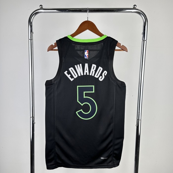 NBA Timberwolves #5 Edwards Basketball Jersey