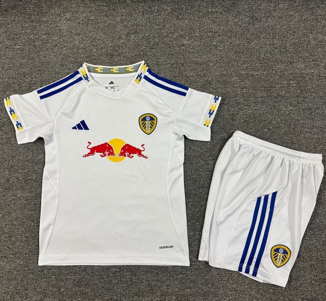 25/26 Leeds United home kids kit