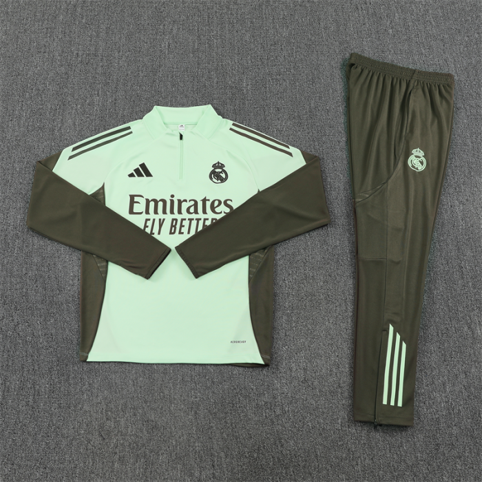 25/26 Real Madrid Adult training suit light green