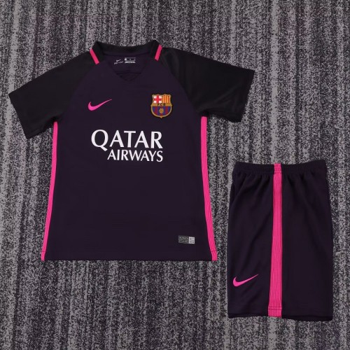 Retro 16/17 Barcelona Away kids kit