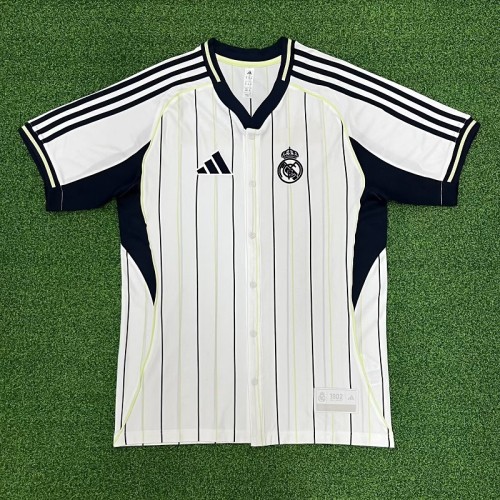 25/26 Real Madrid baseball jersey