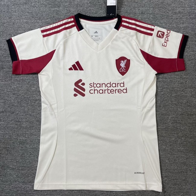 25/26 liverpool Away woman football Jersey
