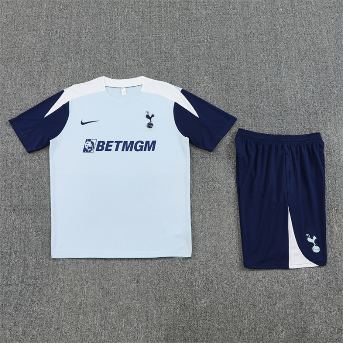 25/26 Tottenham Hotspur kids Short sleeve training suit grey