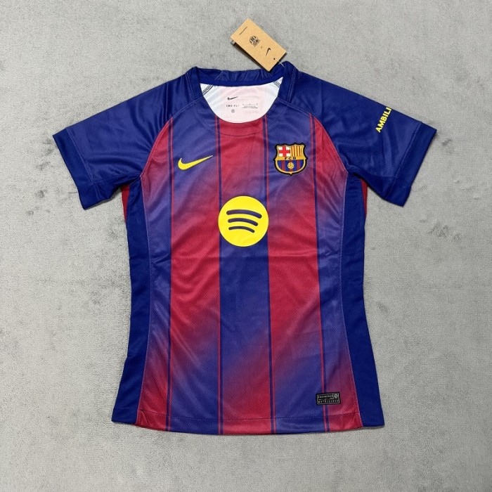 25/26 Barcelona home women's football Jersey