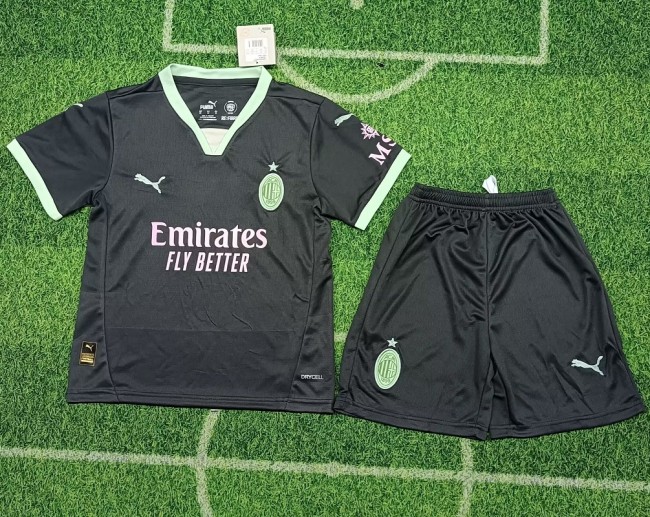 24/25 AC milan Third kids kit