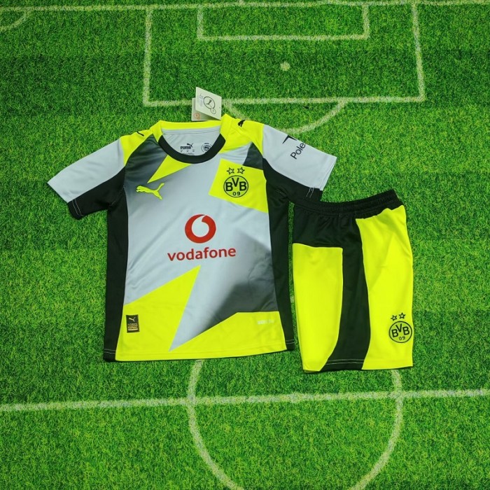 25/26 Borussia Dortmund Away kids kit