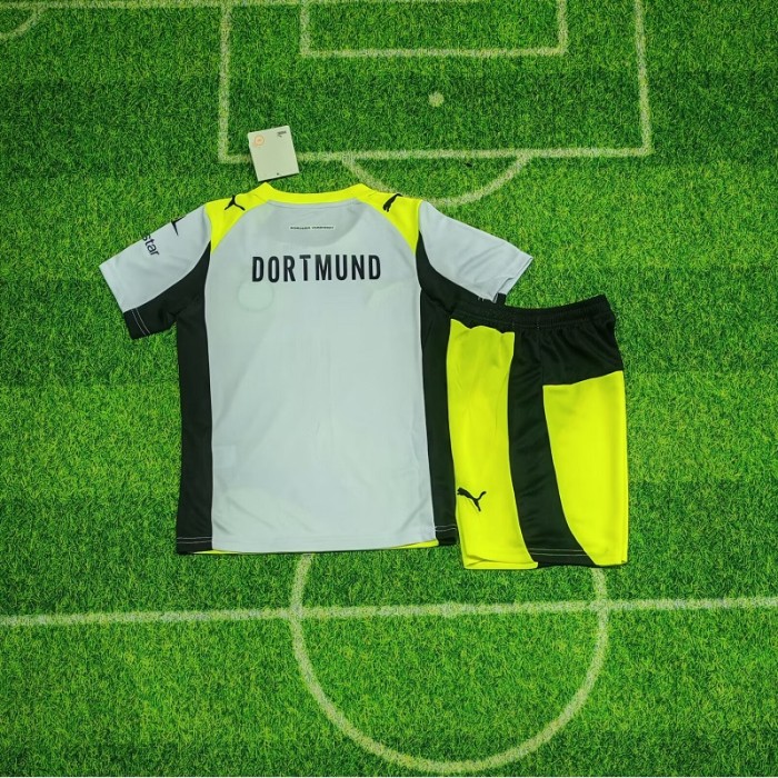 25/26 Borussia Dortmund Away kids kit