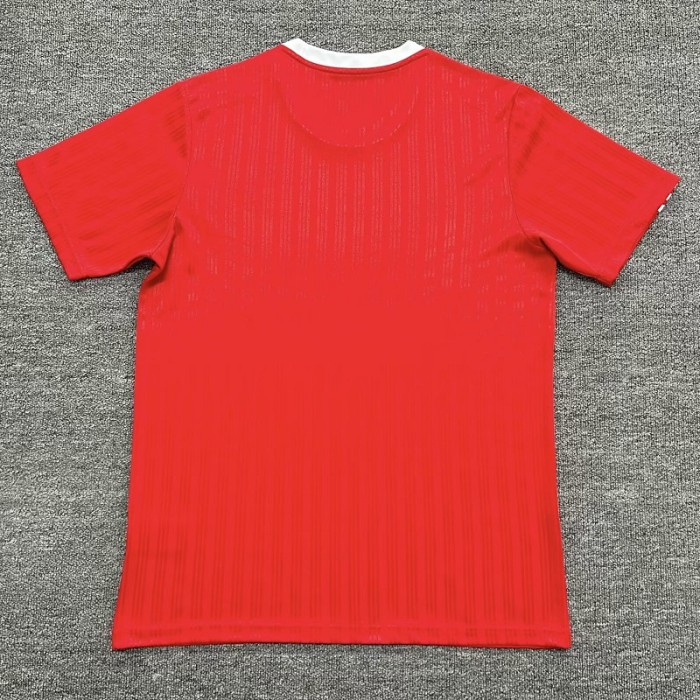 25/26 Retro clover red football Jersey