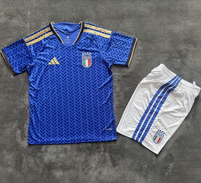 25/26 Italy home kids kit football Jersey