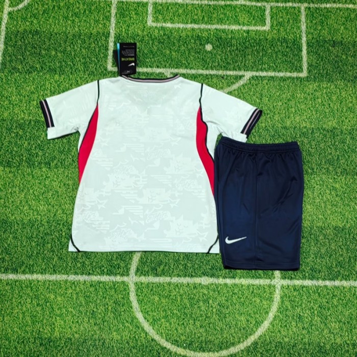 26/27 England FIFA World Cup home kids kit