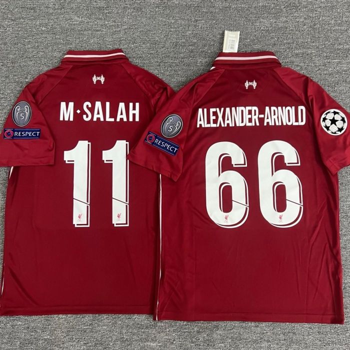 Retro 18/19 Liverpool home football Jersey