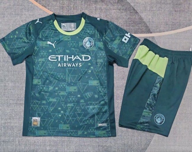 25/26 Manchester City fourth kids kit