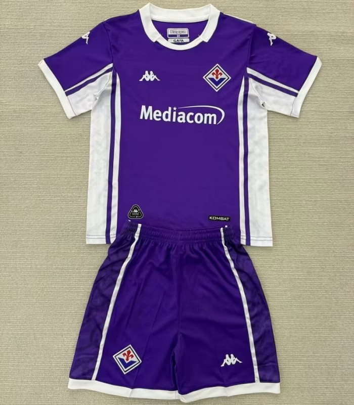 25/26 Fiorentina home kids kit