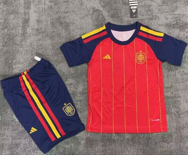 25/26 Spain home kids kit