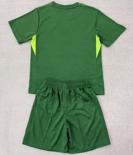 25/26 PSG Paris goalkeeper kids kit green