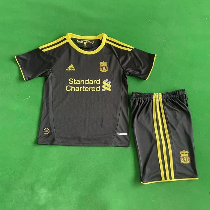 Retro 10/11 liverpool third kids kit