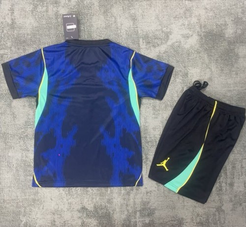 26/27 Brazil away kids kit football Jersey