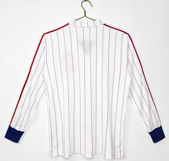 Retro 80/82 France Away Long sleeve football jersey