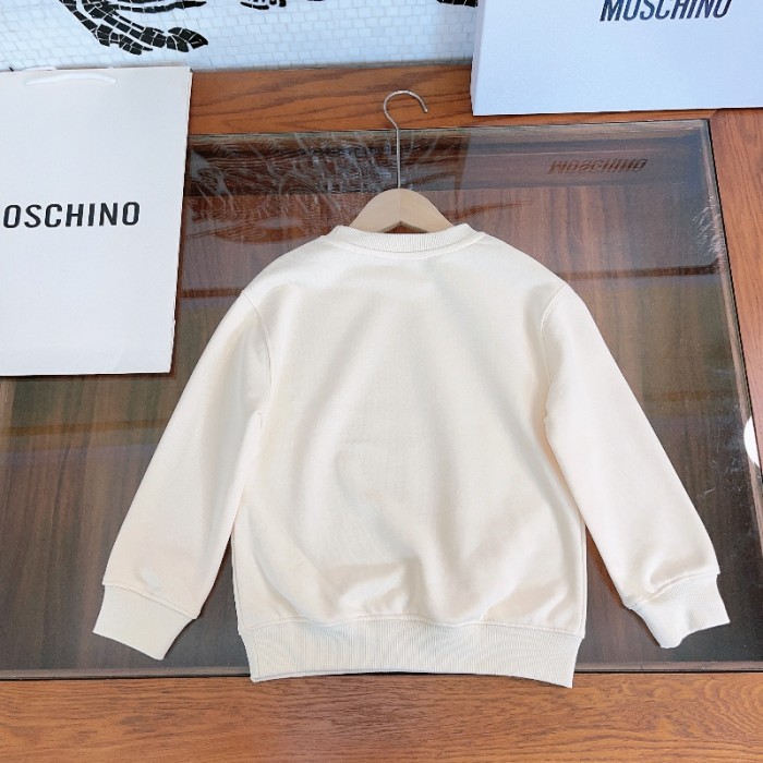 Moschino white high quality hoodie for kids