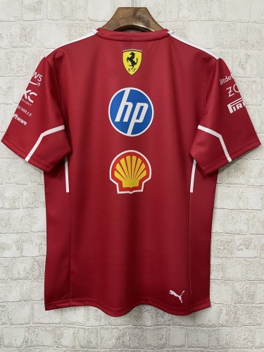 2025 Scuderia Ferrari F1 shirt red