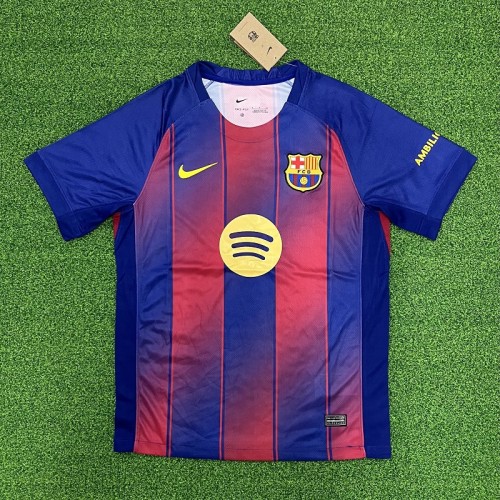 25/26 Barcelona home football Jersey