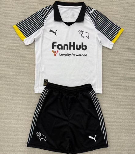 25/26 Derby County home kids kit