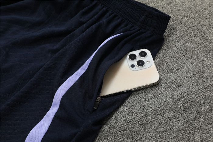 23/24 Liverpool kids Short sleeve purple black training suit