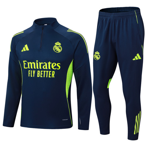 25/26 Real Madrid Kids training suit royal blue