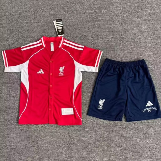 25/26 liverpool kids kit baseball