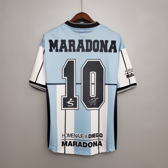 Retro 2001 Argentina Maradona #10 Commemorative Edition