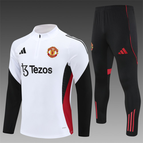25/26 Manchester United kids training suit black white