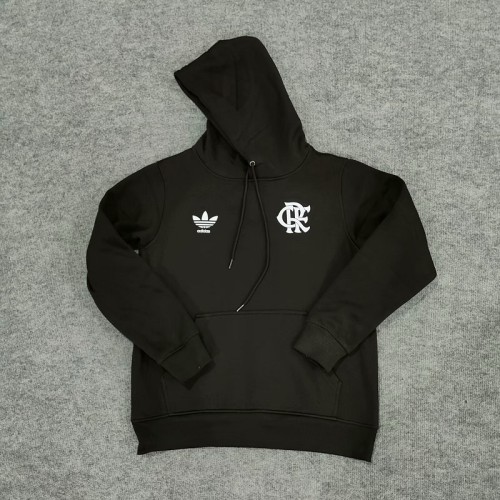 Retro Flamengo plush hoodie