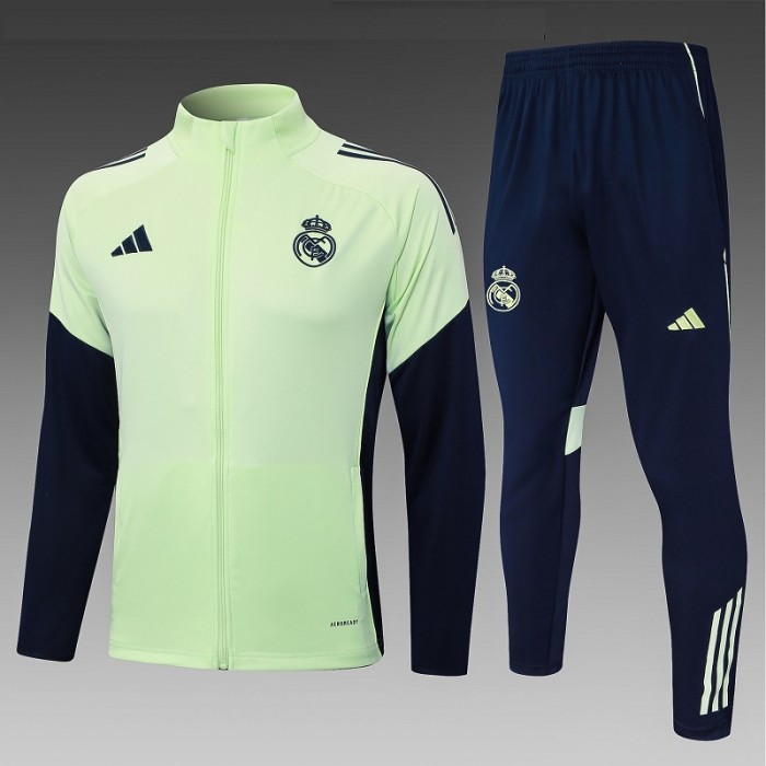 25/26 Real Madrid Kids jacket light green