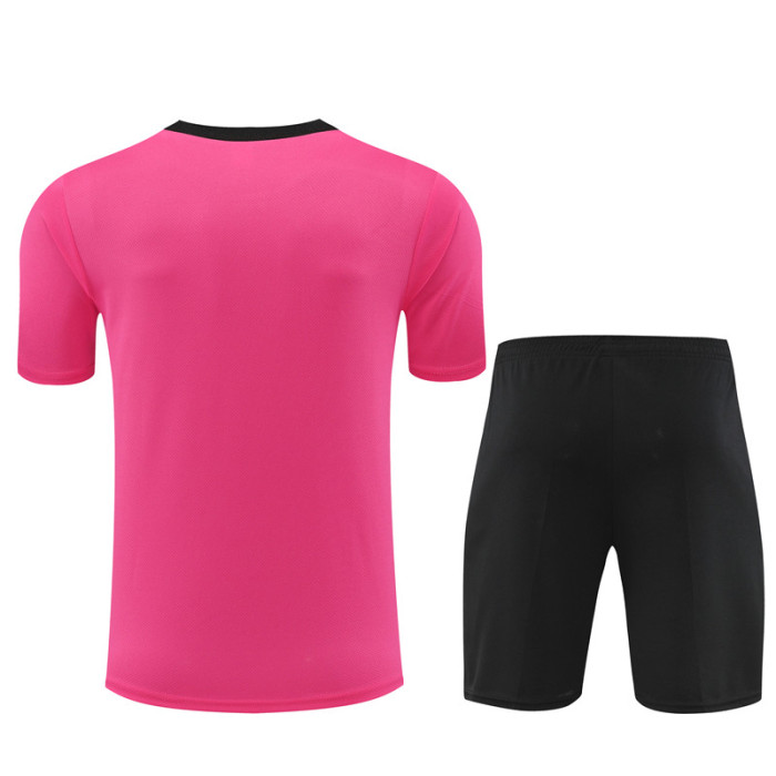 24/25 Chelsea short -sleeved pink training suit