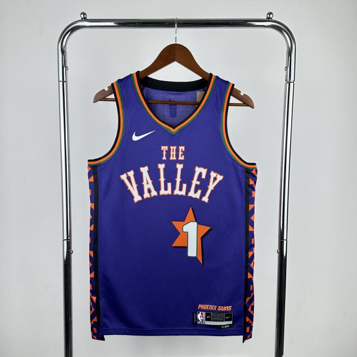 NBA  Phoenix Suns #1 BOOKER Basketball Jersey