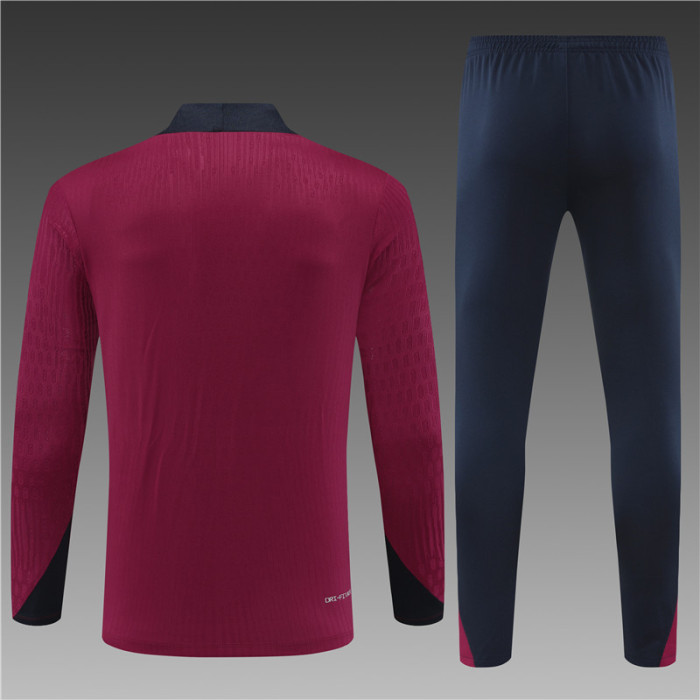 24/25 England kids Jujube red training suit