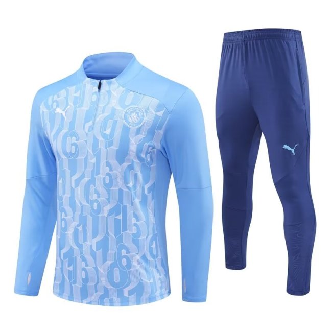 24/25 Manchester city kids Light Blue training suit