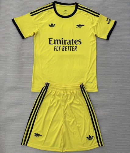 25/26 Arsenal goalkeeper Kids kit yellow