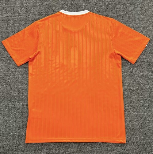 25/26 Retro clover orange football Jersey