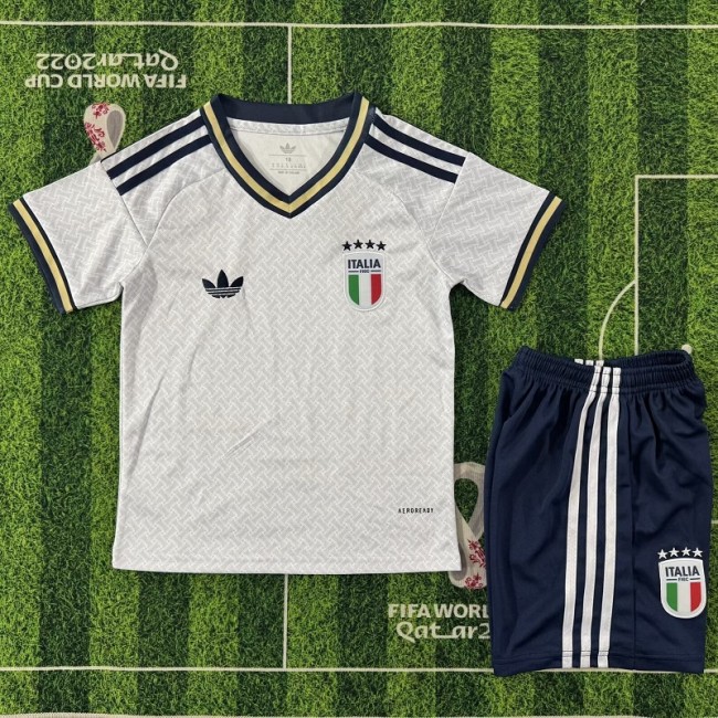 25/26 Italy Away kids kit football Jersey